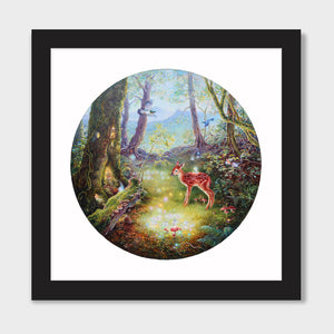 Bambi In The Woods II print