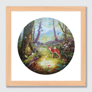 Bambi In The Woods II print