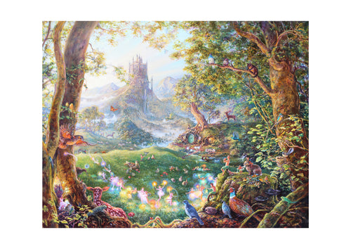 SALE - First Light in the Fairy Kingdom print, A2