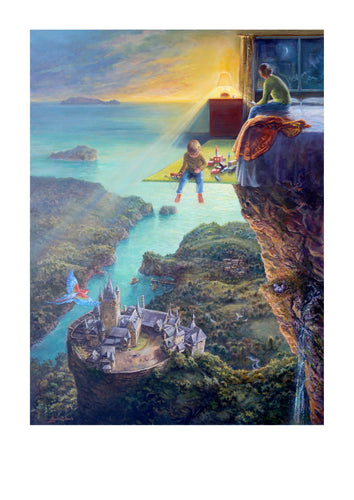 SALE - Imagine, a Leap of Faith print, A2