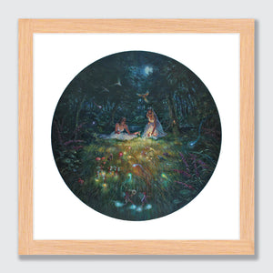 In A Moonlit Glade print