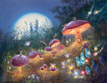 Load image into Gallery viewer, Original &#39;Midnight Mushrooms&#39;