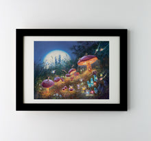 Load image into Gallery viewer, Midnight Mushrooms print