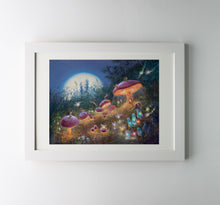 Load image into Gallery viewer, Midnight Mushrooms print