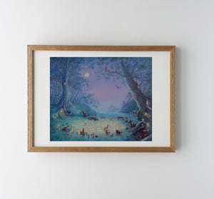 Moonlit Gathering print