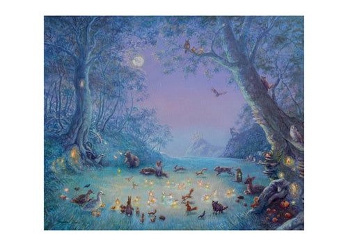 Moonlit Gathering print