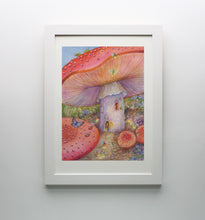 Load image into Gallery viewer, Mushroom Village print