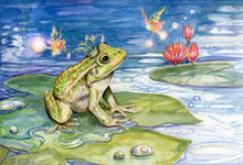 Load image into Gallery viewer, Original &#39;Frog Prince&#39; collaboration piece between Josephine Davis and Olivia Bezett