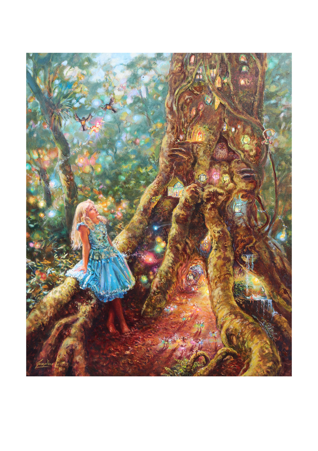 SALE - The Fairy Tree print, A3
