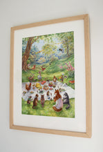 Load image into Gallery viewer, Original &#39;The Picnic&#39; collaboration piece between Josephine Davis and Olivia Bezett