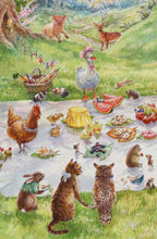 Load image into Gallery viewer, Original &#39;The Picnic&#39; collaboration piece between Josephine Davis and Olivia Bezett