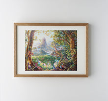 Load image into Gallery viewer, First Light In The Fairy Kingdom print