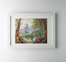 Load image into Gallery viewer, First Light In The Fairy Kingdom print