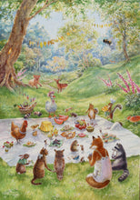 Load image into Gallery viewer, Original &#39;The Picnic&#39; collaboration piece between Josephine Davis and Olivia Bezett