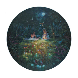 In A Moonlit Glade print